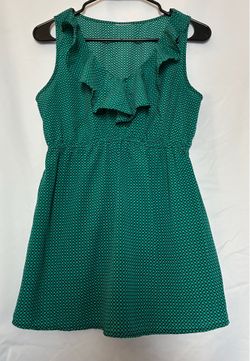Sleeveless Green Dress