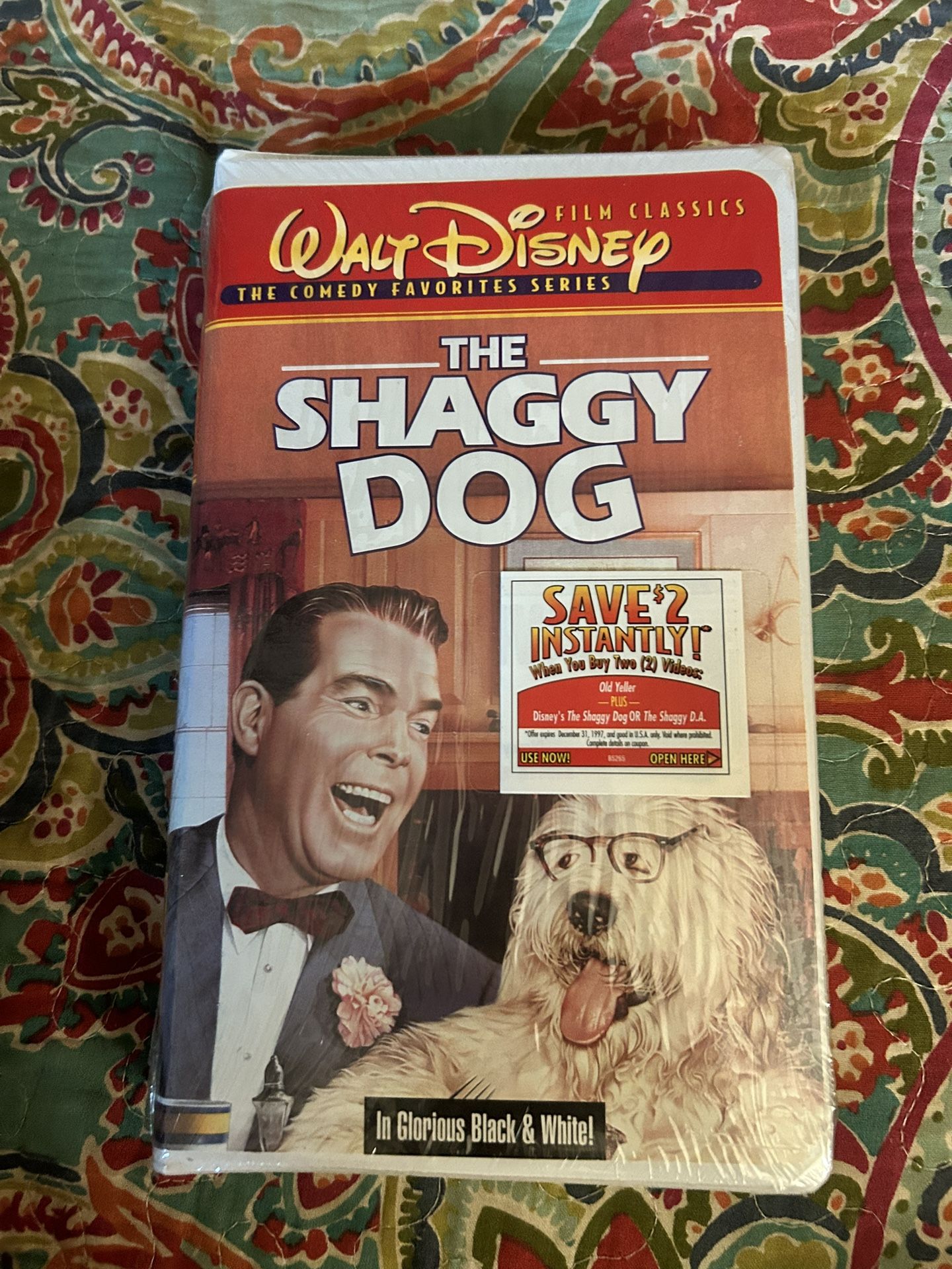 Disney The Shaggy Dog VHS 