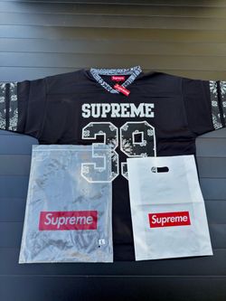 Supreme Jersey - Black/White - Sizes M-XL - New