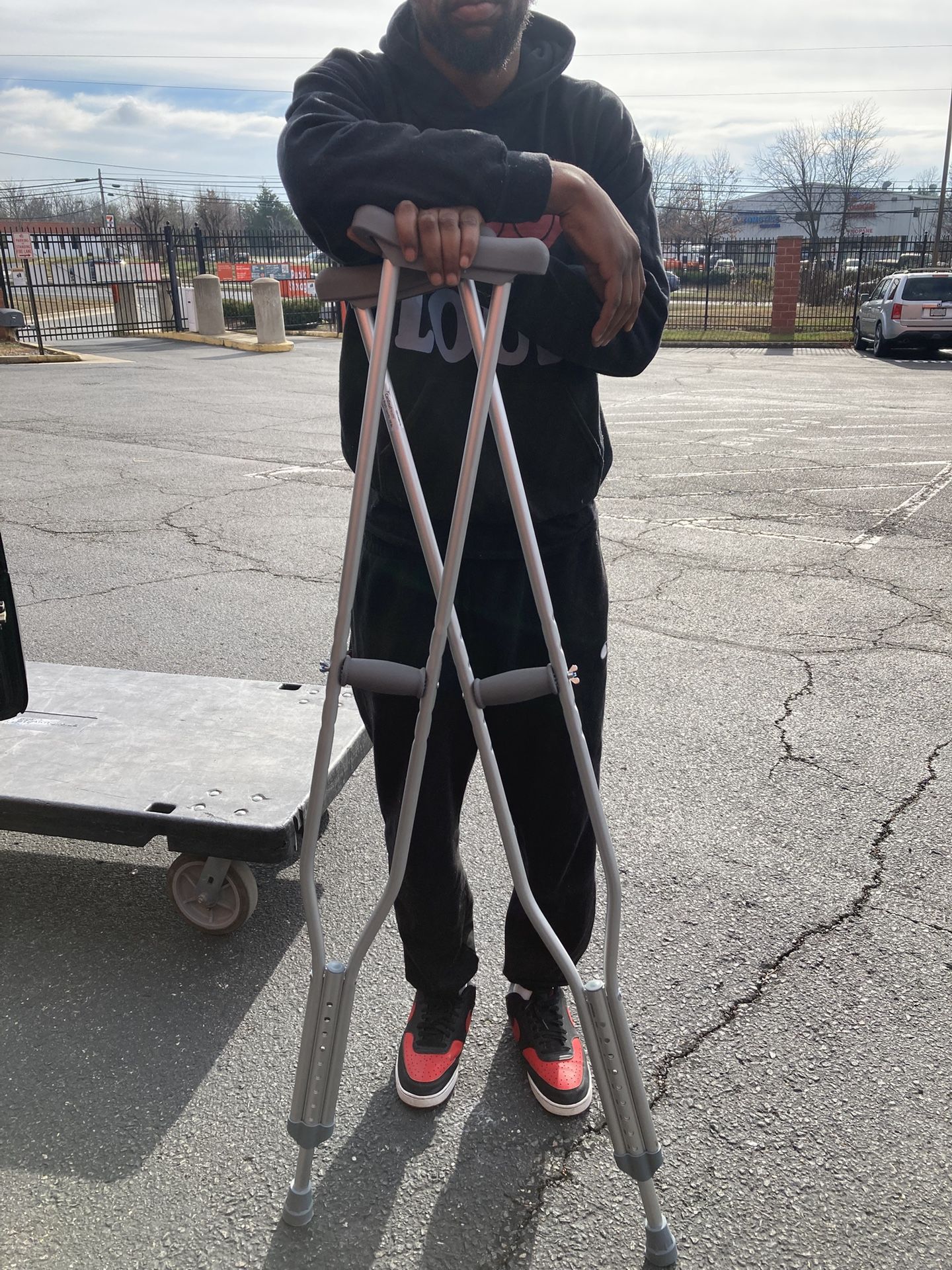 Medical Crutches And Medical Boot