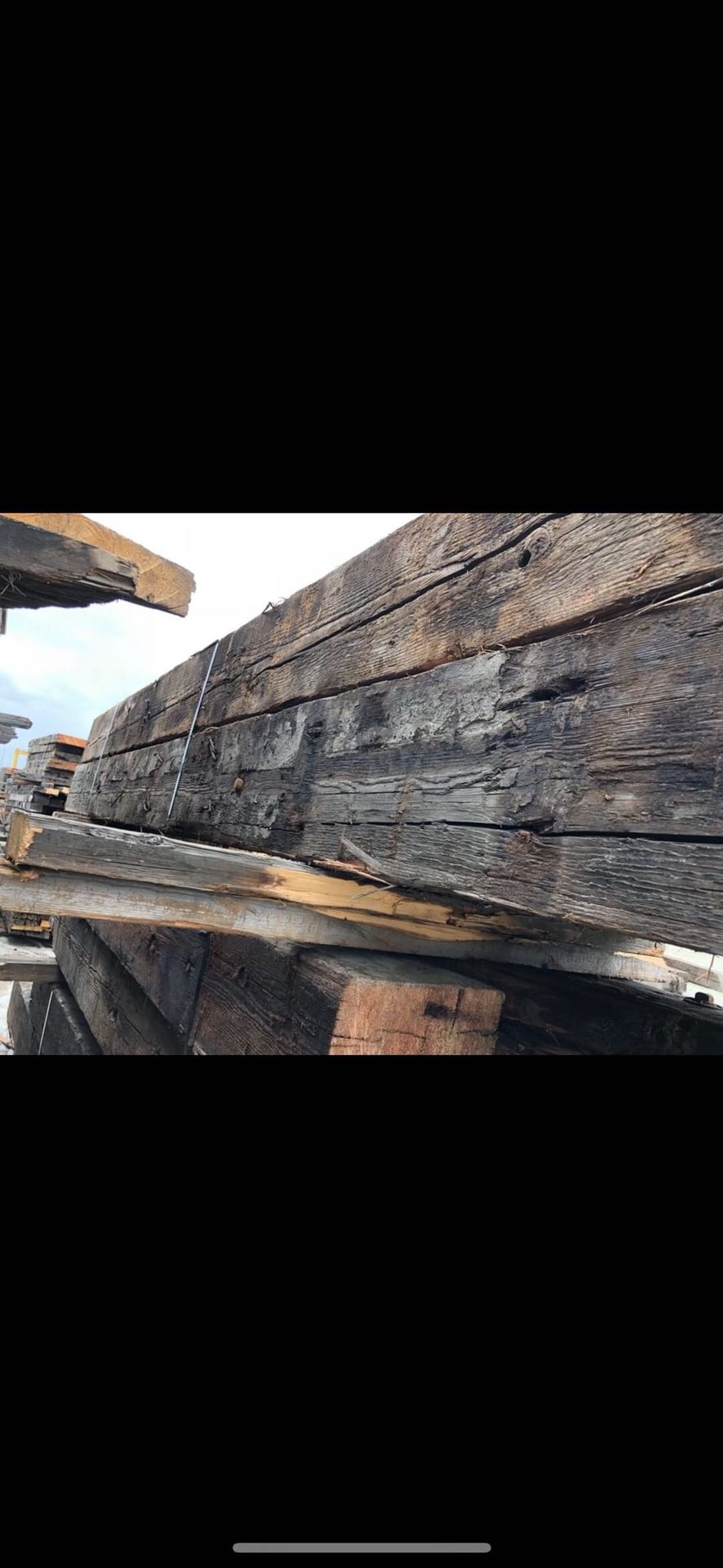 12x12 rough sawn timbers Douglas fir old growth