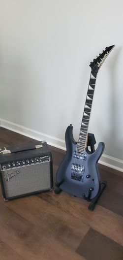 Jackson Guitar and Fender amp