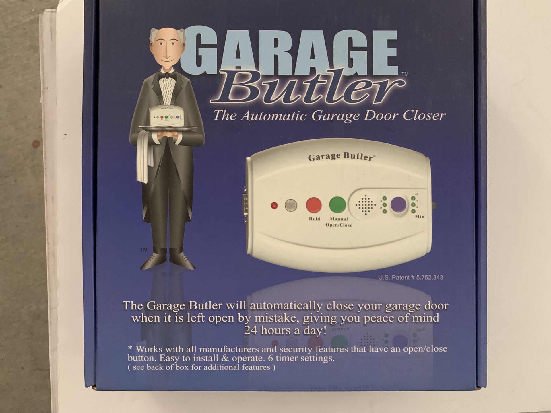 Garage Butler- The automatic garage door closet