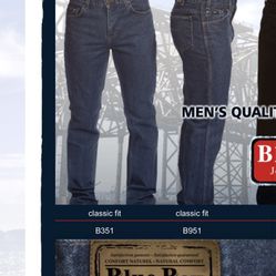 Blue Bay Jean Co. ( BBJC) Classic Men’s 32x32 👖 