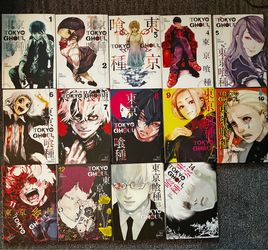 Tokyo Ghoul manga 1-14 full series