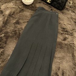 CHANEL/SKIRT/BLACK