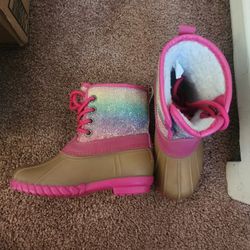 Toddler Girl Rain/snow Boots