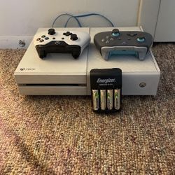 Xbox One With Two Controllers