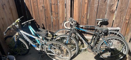 Lot of 4 used bikes