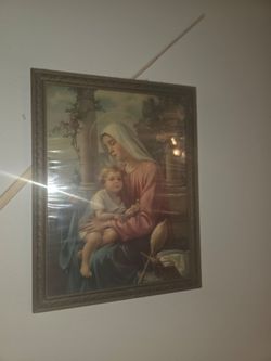 Mary and Baby Jesus photo