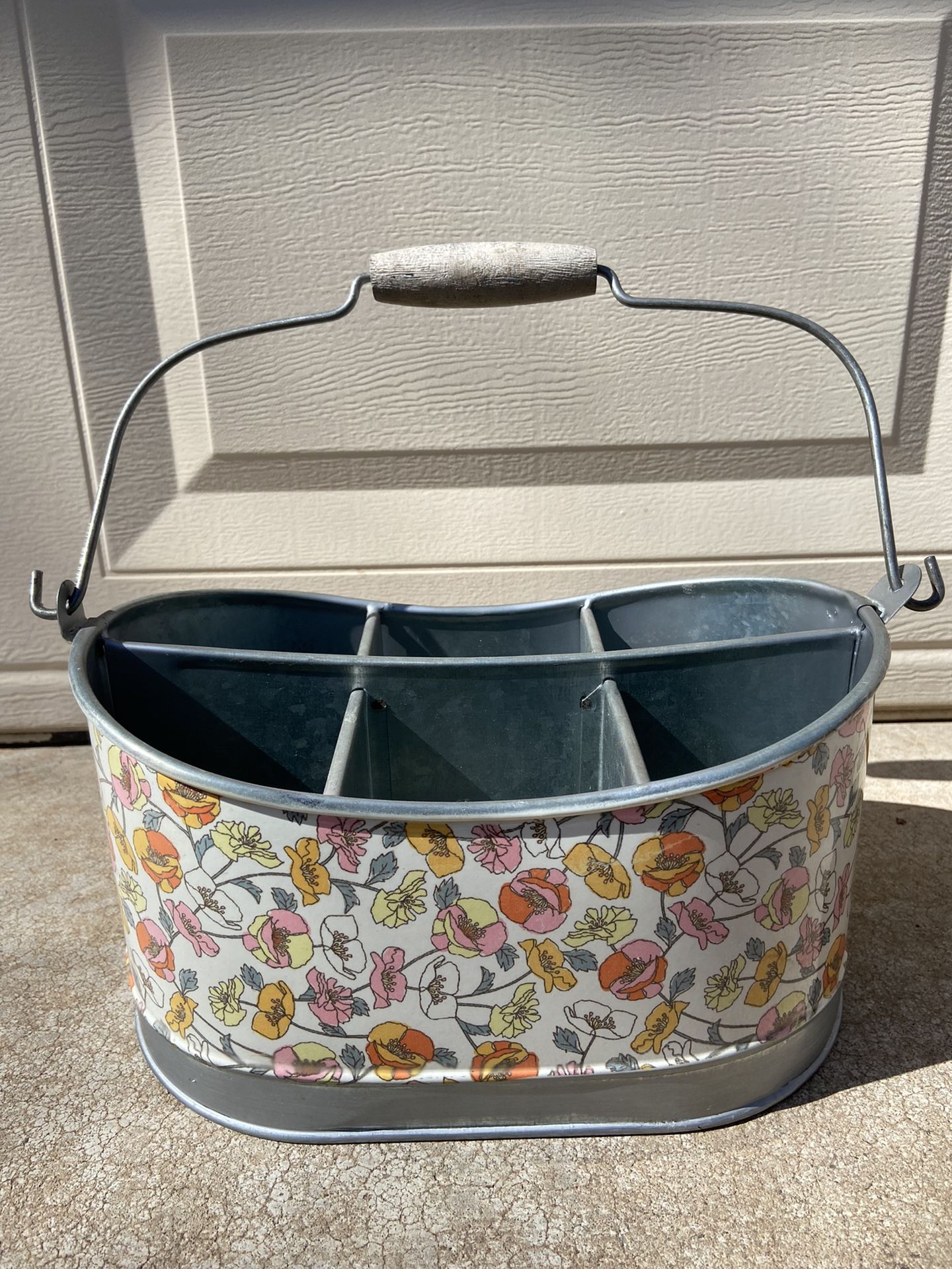 Threshold Floral Garden Tool Caddy
