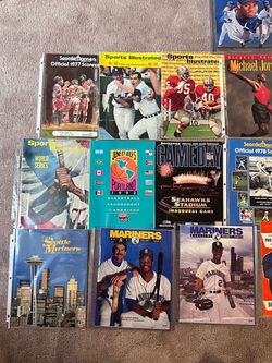 Lot of classic Magazines and Sports Programs