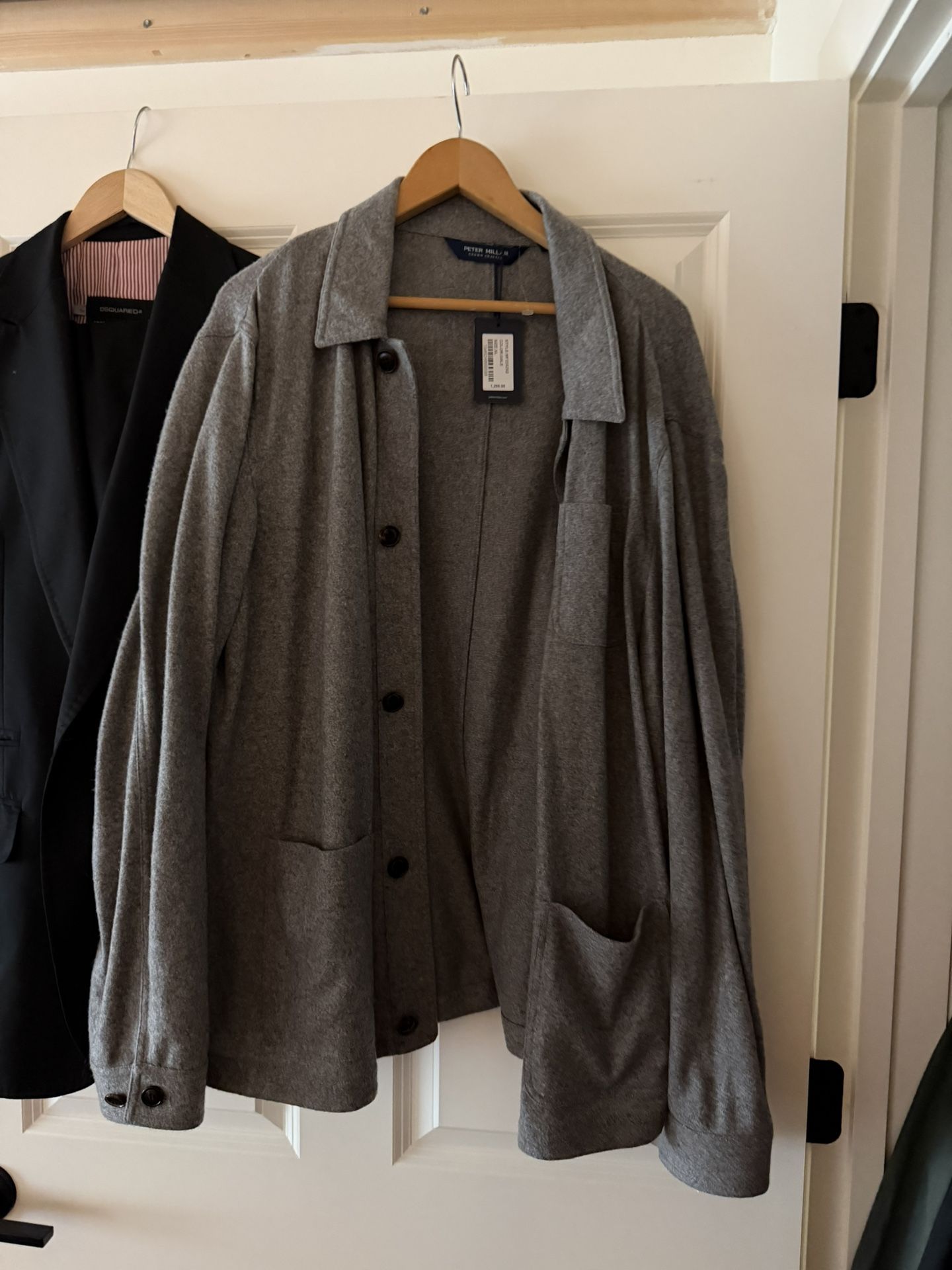 Peter Millar Crown Crafted Cashmere Jacket – Size XL (Gray)