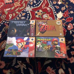 Nintendo 64 Boxes Only Brand New $20 Each I Do Have 16 Tile Total 
