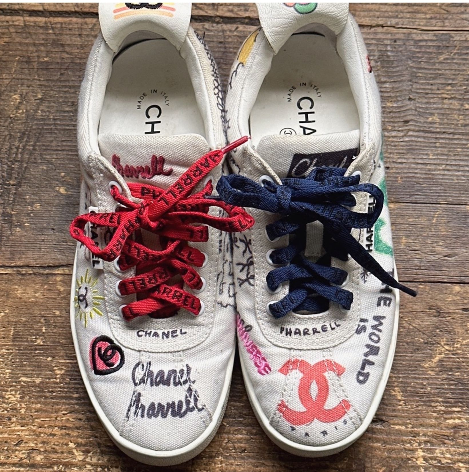 CHANEL Chanel Sneakers Limited Farrell Williams size 37 23.5cm F847 PHARRELL