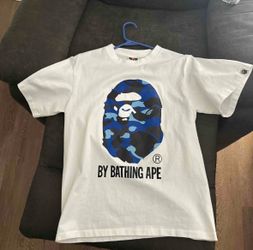 Bape blue/white camo Size S