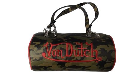 Von Dutch Armybarrel Camo Purse / Handbag