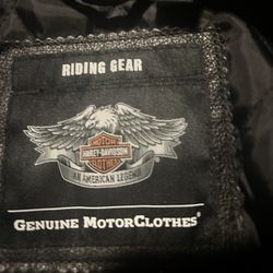 XL Black Men’s Harley Davidson Leather Jacket 