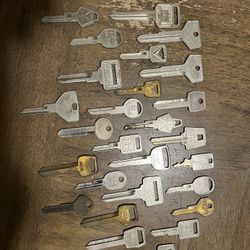 Vintage Car Blank Keys