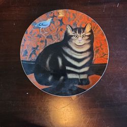 Dept. 56 Cat Collector Plate "Bruno"