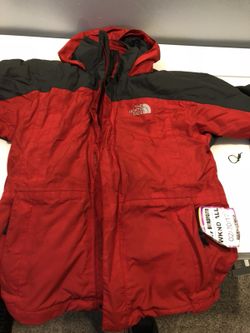 Boys North Face ski coat with inside fleece