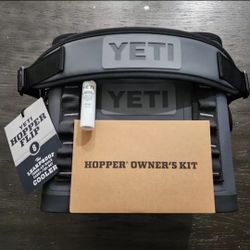 New YETI Hopper Flip 8 Portable Soft Cooler Charcoal Model YHOPF8