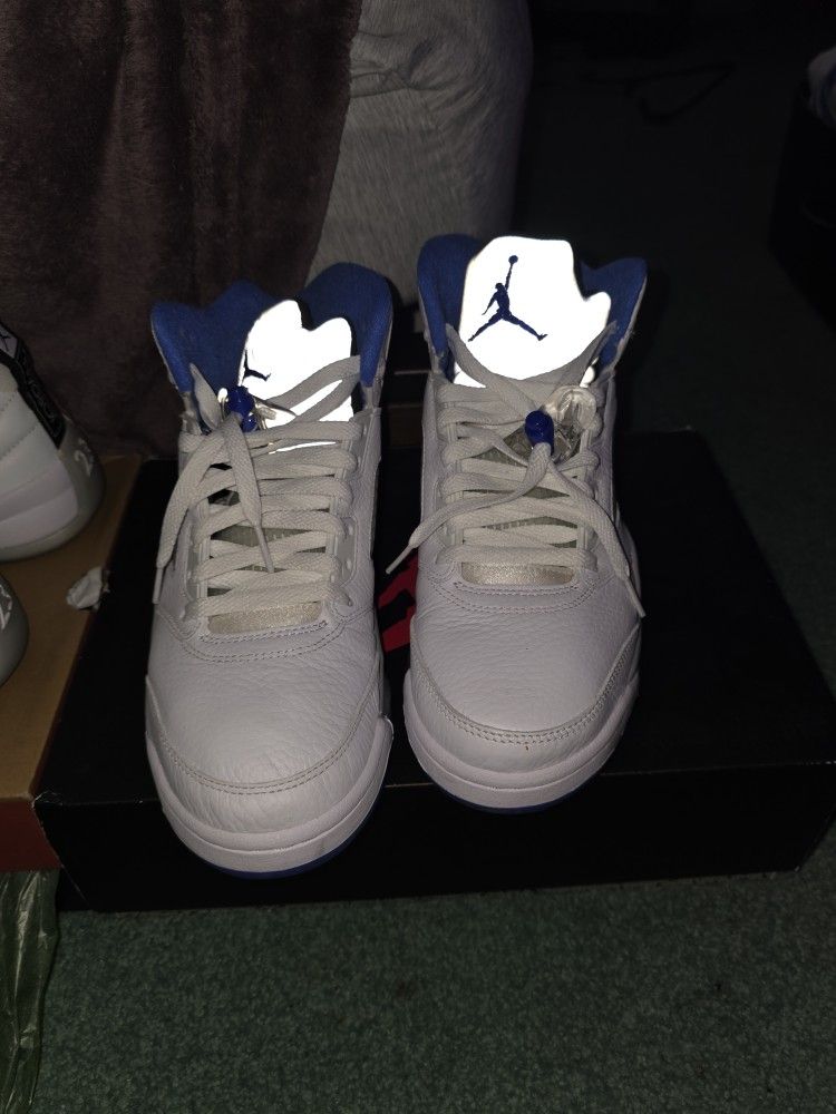 Air Jordan 5 Steel blue ( Size 8)