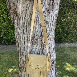 Suede Crossbody Bag