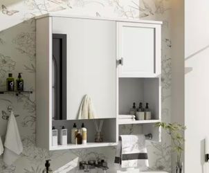 30” bathroom medicine cabinet