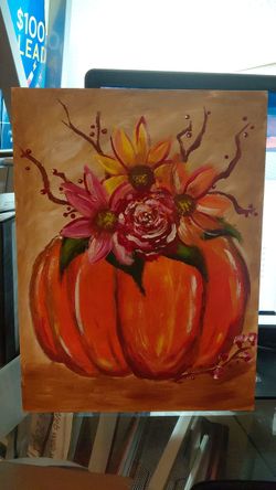 Pumpkin Painting, New