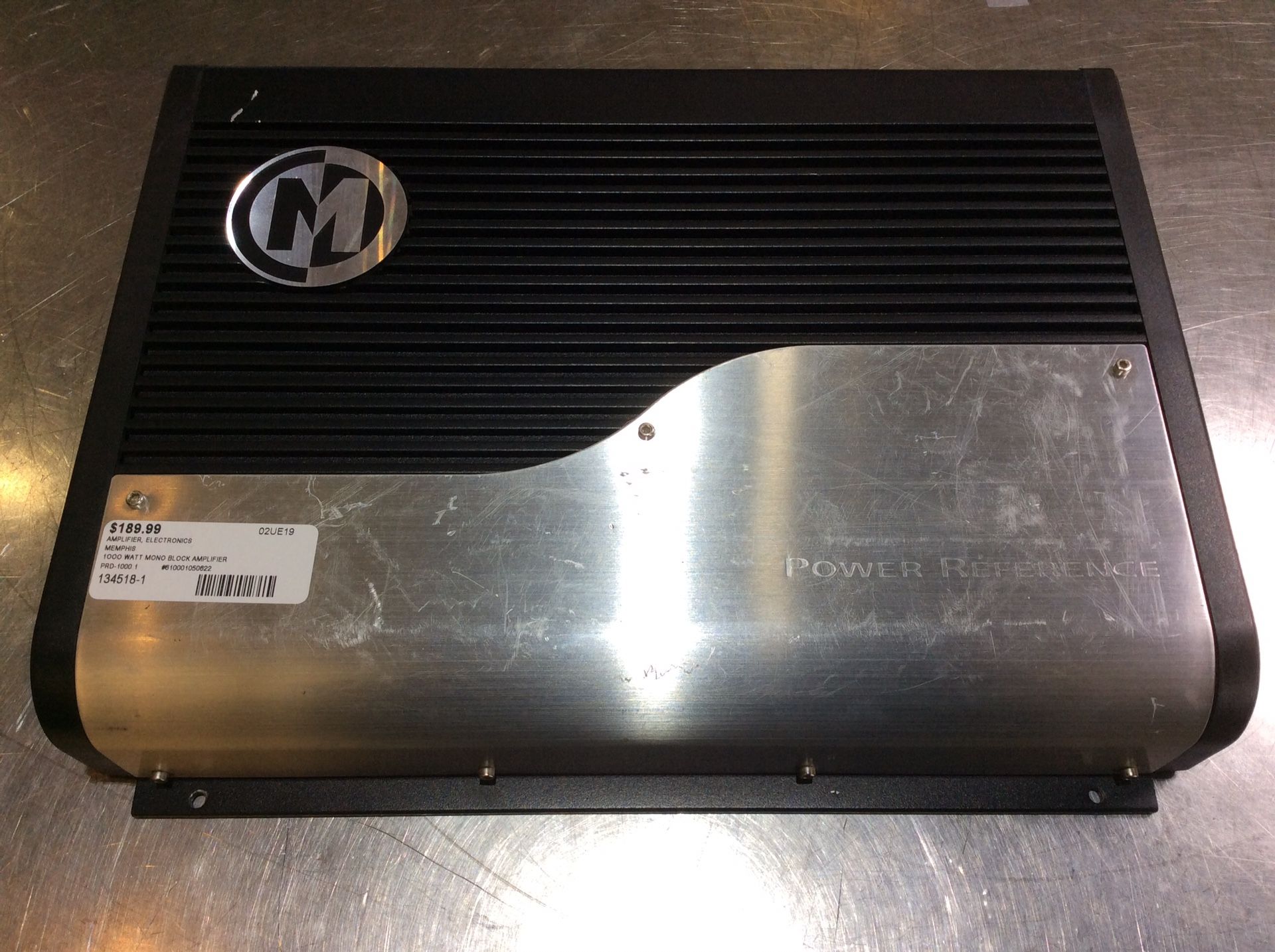MEMPHIS AUDIO PRD- 1000.1 AMPLIFIER