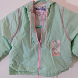 Girls 4T Light Weight Zip Up Jacket / Windbreaker 