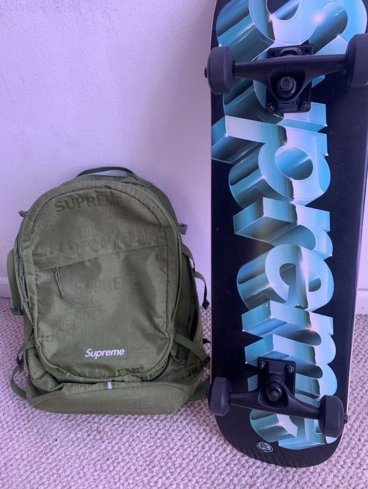 Supreme SS19 Olive Backpack