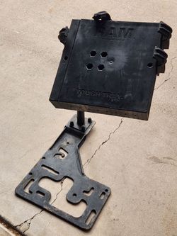Pre-owned RAM Mounts Tough Tray Universal Laptop Mount for Heavy Duty Trucks.  RAM-VB-168