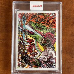 2022 Topps Project 70 Hideki Matsui (by Artist, Joseph Ari Aloi, aka JK5)