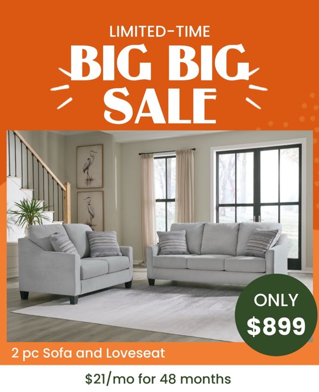 2 Pc Sofa And Loveseat