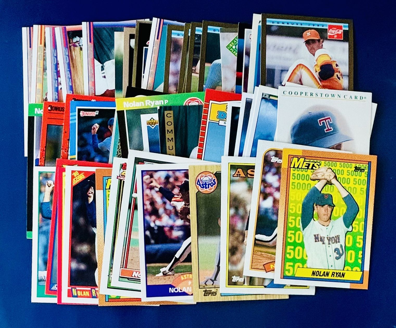 Nolan Ryan Baseball Card Lot