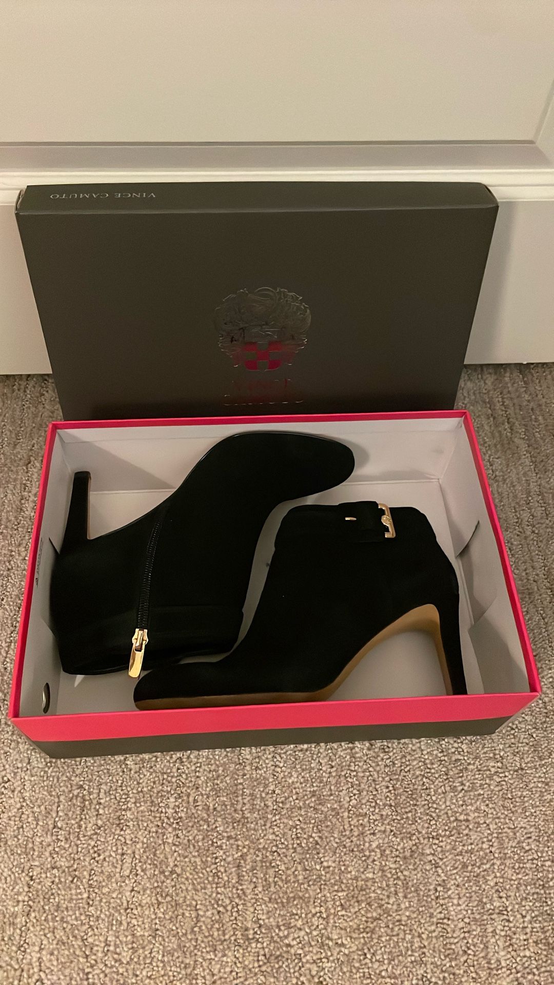 Vince Camuto, Chrissa Black Bootie Size 7