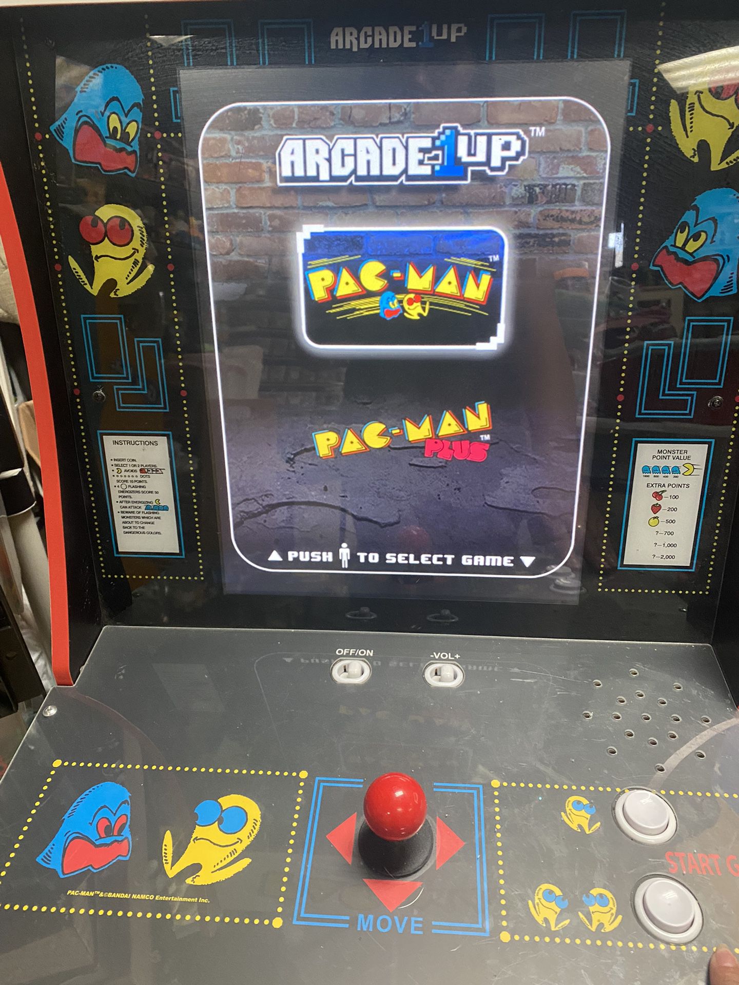 Pacman Arcade 1up 