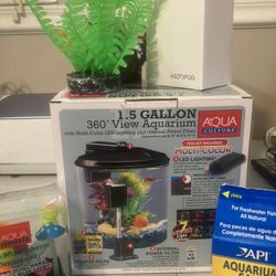 1.5 Galloon Fish Aquarium