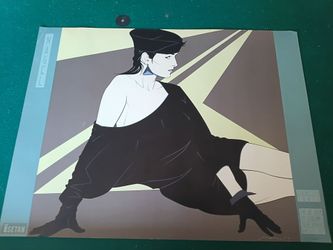 Vintage Patrick Nagel 1989 Tokyo Isetan Exhibition Poster - Unframed