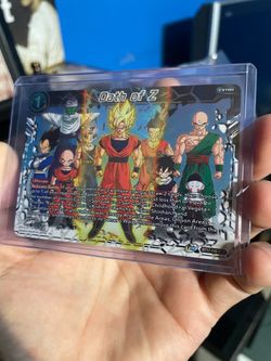 Oath of Z Dragon Ball Z Super Card (Near Mint)