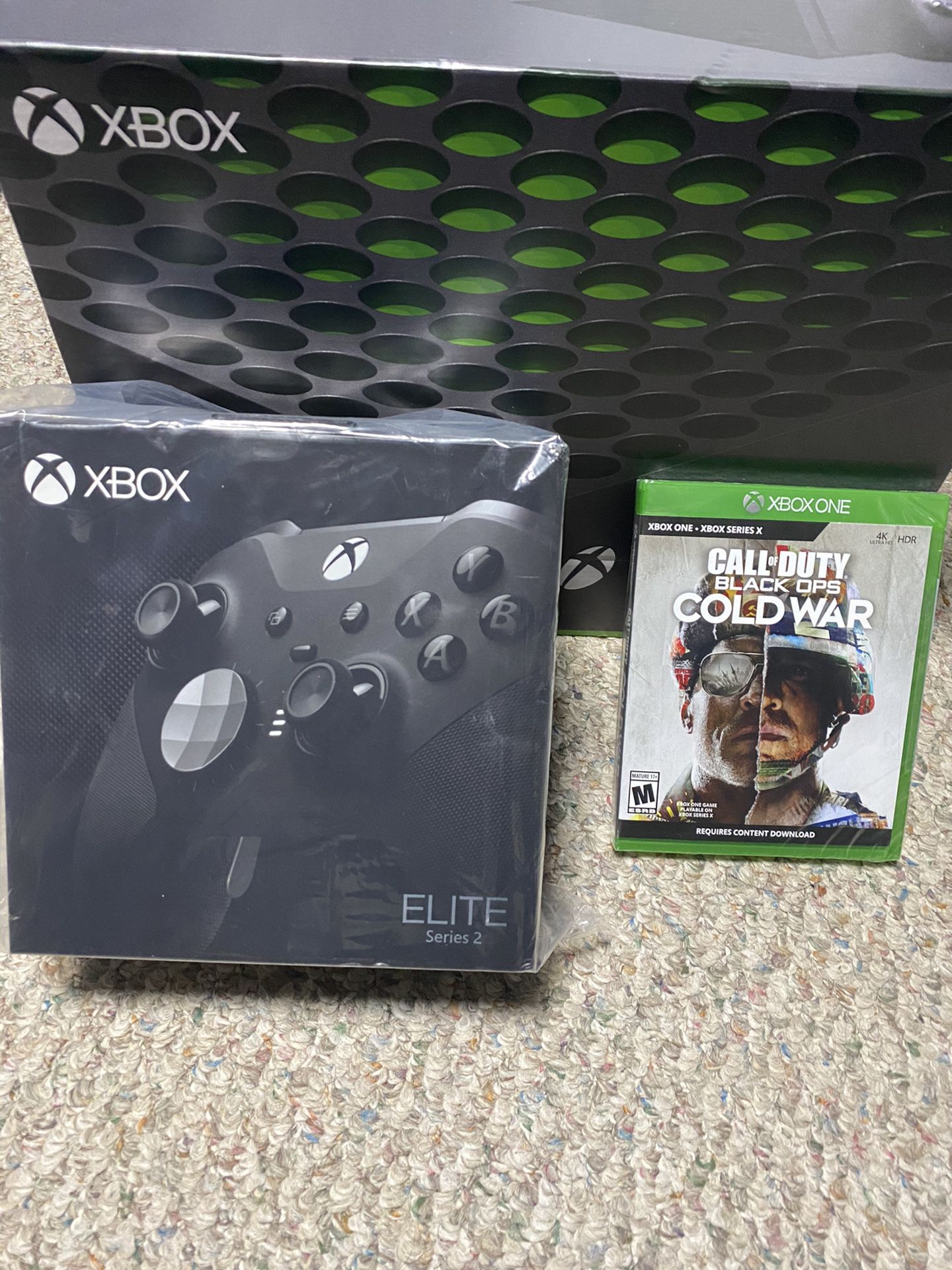 Xbox X Bundle With Elite Controller And COD