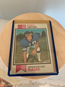 Fred dryer football card