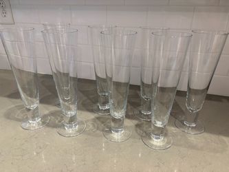Crate and Barrel beer glasses