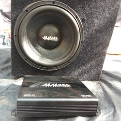 MMatts Subwoofer And Amplifier $80