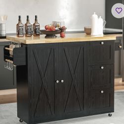 Brand New Kitchen Island Cart - Unopened Box