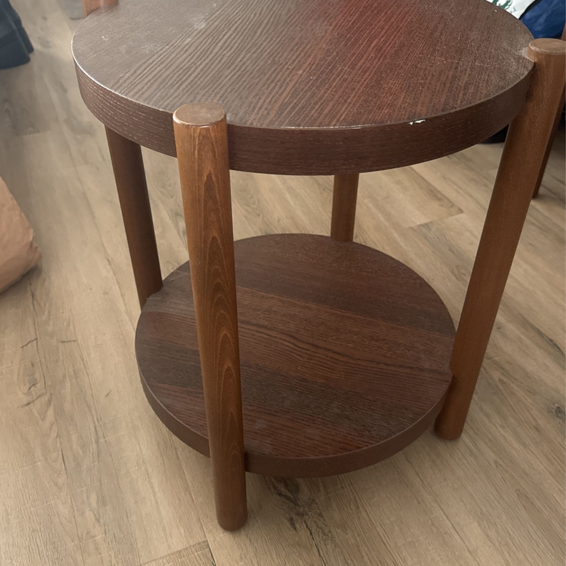 Wood Side Table