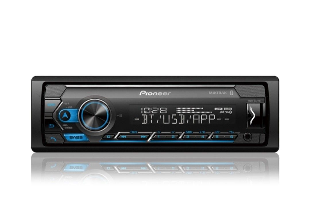 Pioneer MVH-S322BT
In-dash Audio Digital Media Receiver with Amazon Alexa, Pioneer Smart Sync, Bluetooth®, Android™, iPhone®