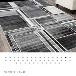 5 By 7 Gray Modern Rectangle Cute Rug Living Room Dining Room Bedroom